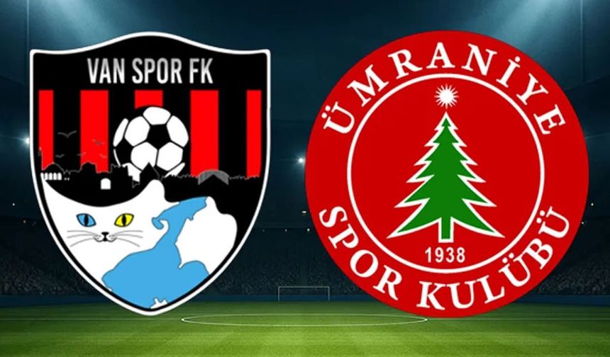 Vanspor- Ümraniyespor maçı canlı yayınlanacak! İşte yayın kanalları