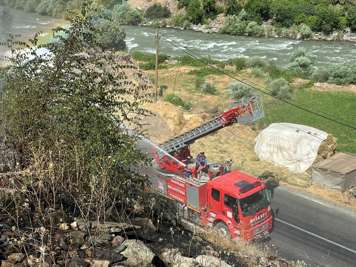 Anız Yangını Van Hakkari (1)