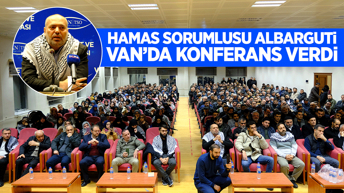 Hamas Sorumlusu Albarguti Van’da konferans verdi