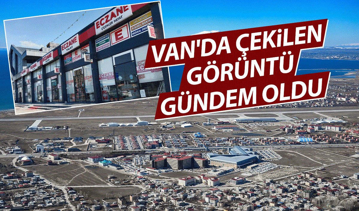 Van'da çekilen görüntü gündem oldu