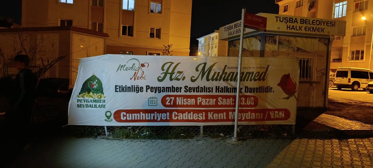Mevlidi Nebi Van Afiş Çalışması (1)