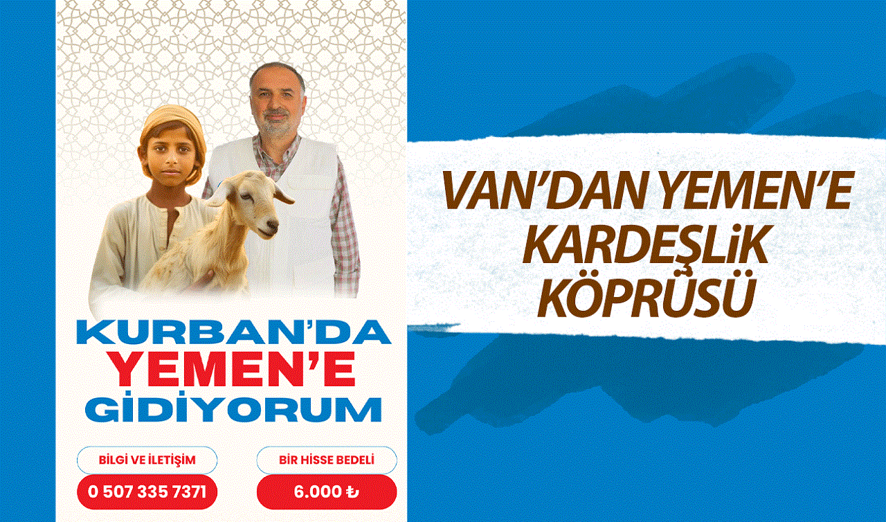 Van’dan Yemen’e kardeşlik köprüsü