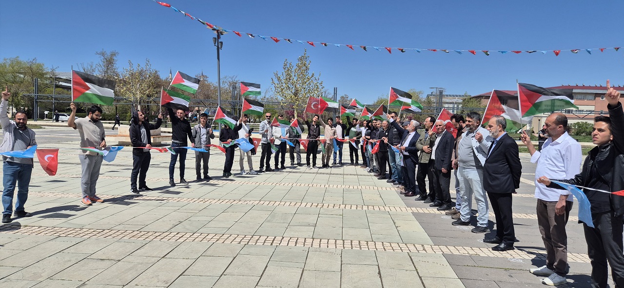 Van Yyü Filistin Yürüyüşü El Ele (5)