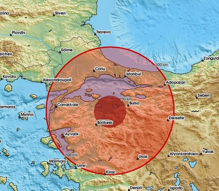 Balikesir Sindirgida 49 Buyuklugunde Deprem Istanbulda Da Hissedildi