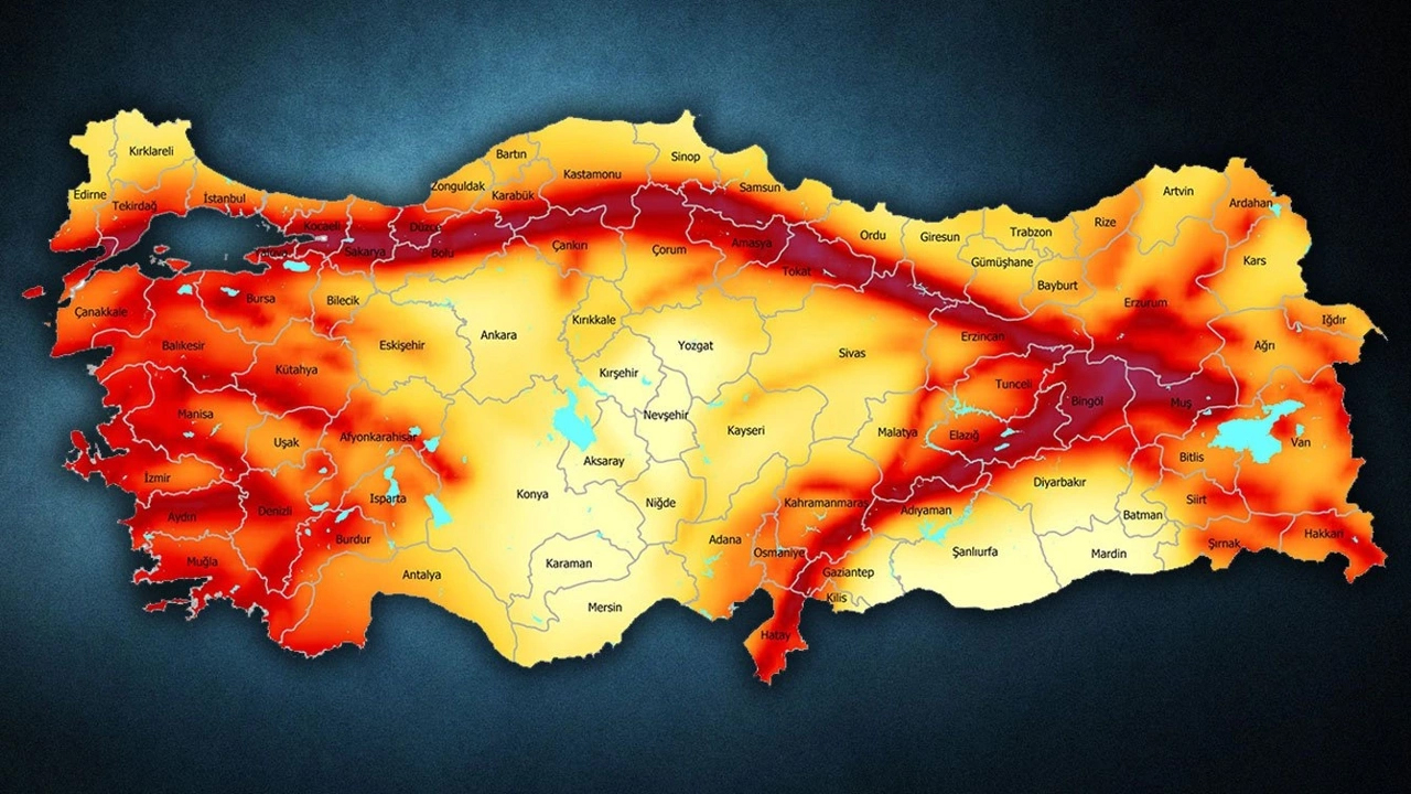 Türkiye Deprem Haritası Güncellendi! Van Tehlikede Mi