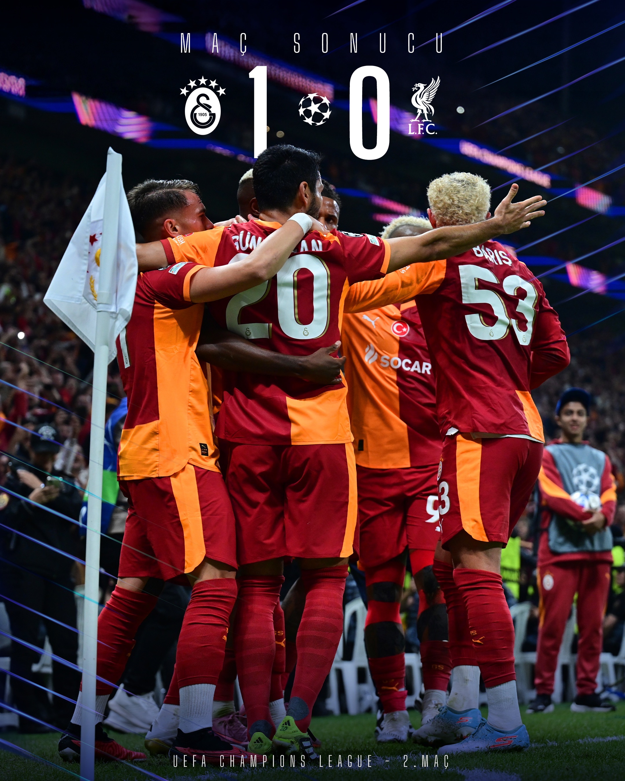 Galatasaraydan Tarihi Gece Liverpoolu Osimhenle Devirdi