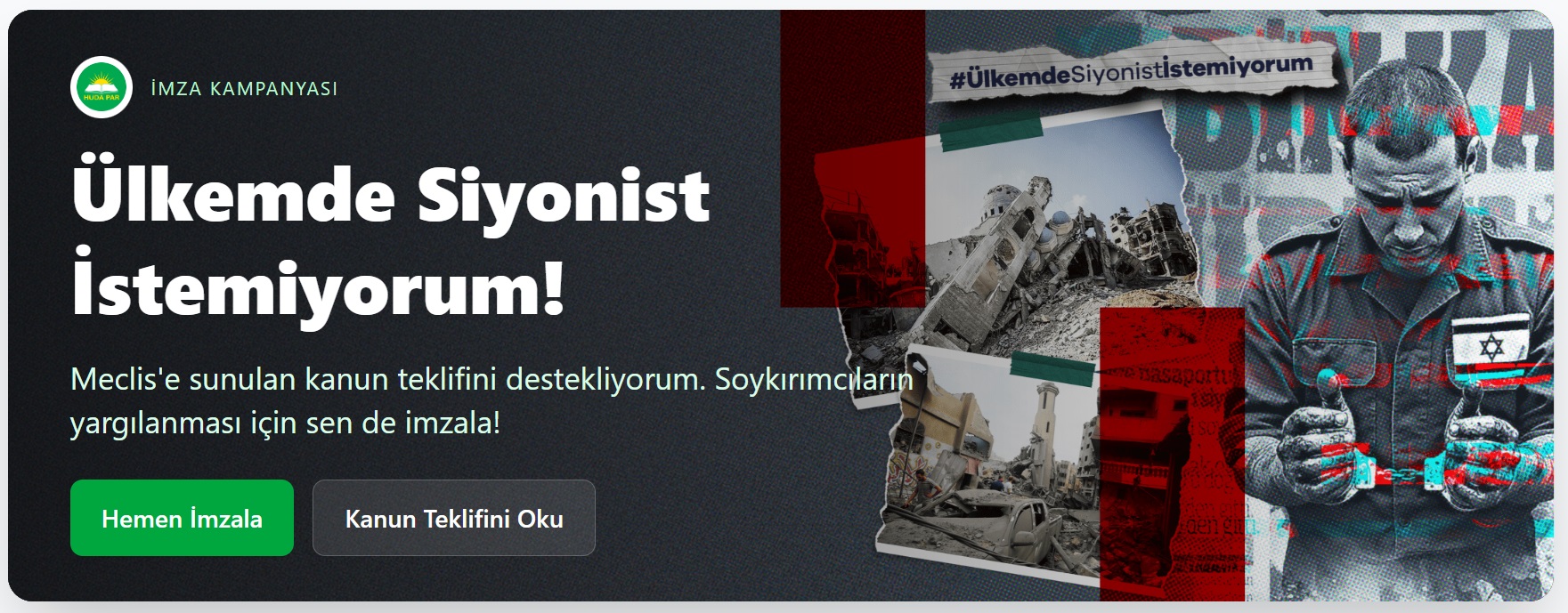Huda Pardan Imza Kampanyasi Soykirimcilar Yargilansin 1