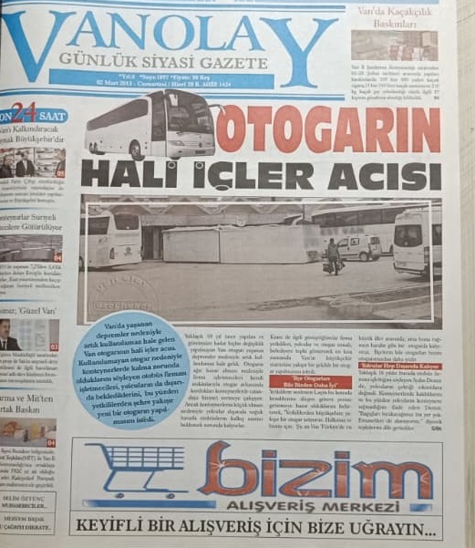 Van Olay Gazetesi 20 Yaşında