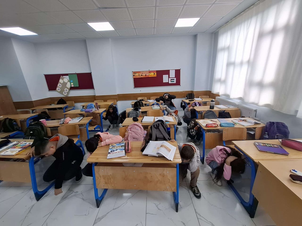 Van'daki Tüm Okullarda Eş Zamanlı Tatbikat (3)