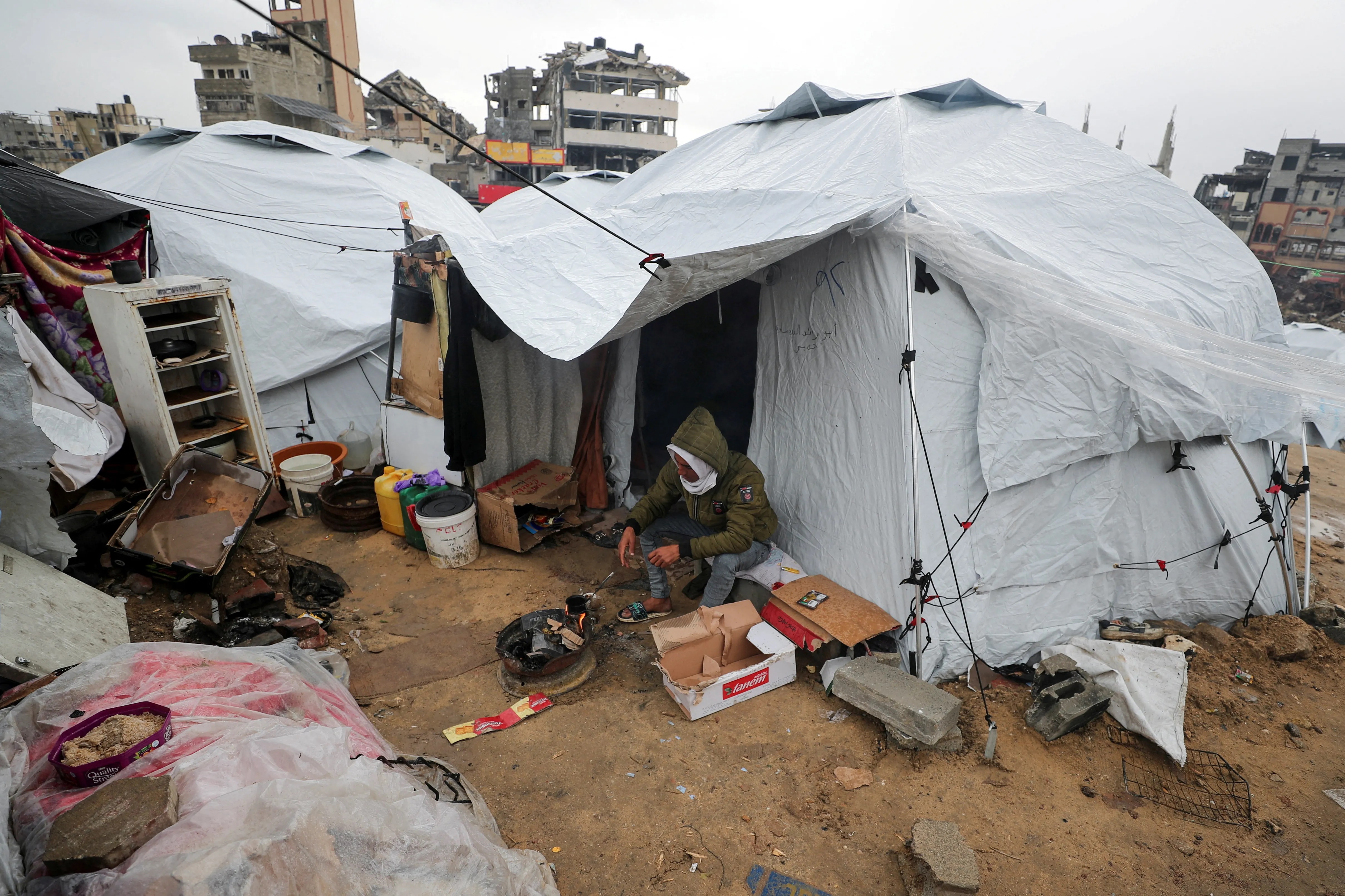 Gazzede Kis Felaketi Cadirlar Care Olmuyor 3