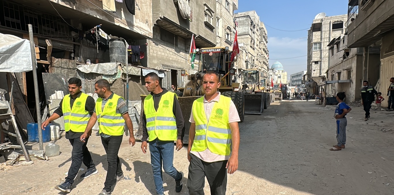 Umut Kervani Gazzede Milyonlarca Ton Enkaz Kaldiriliyor 2