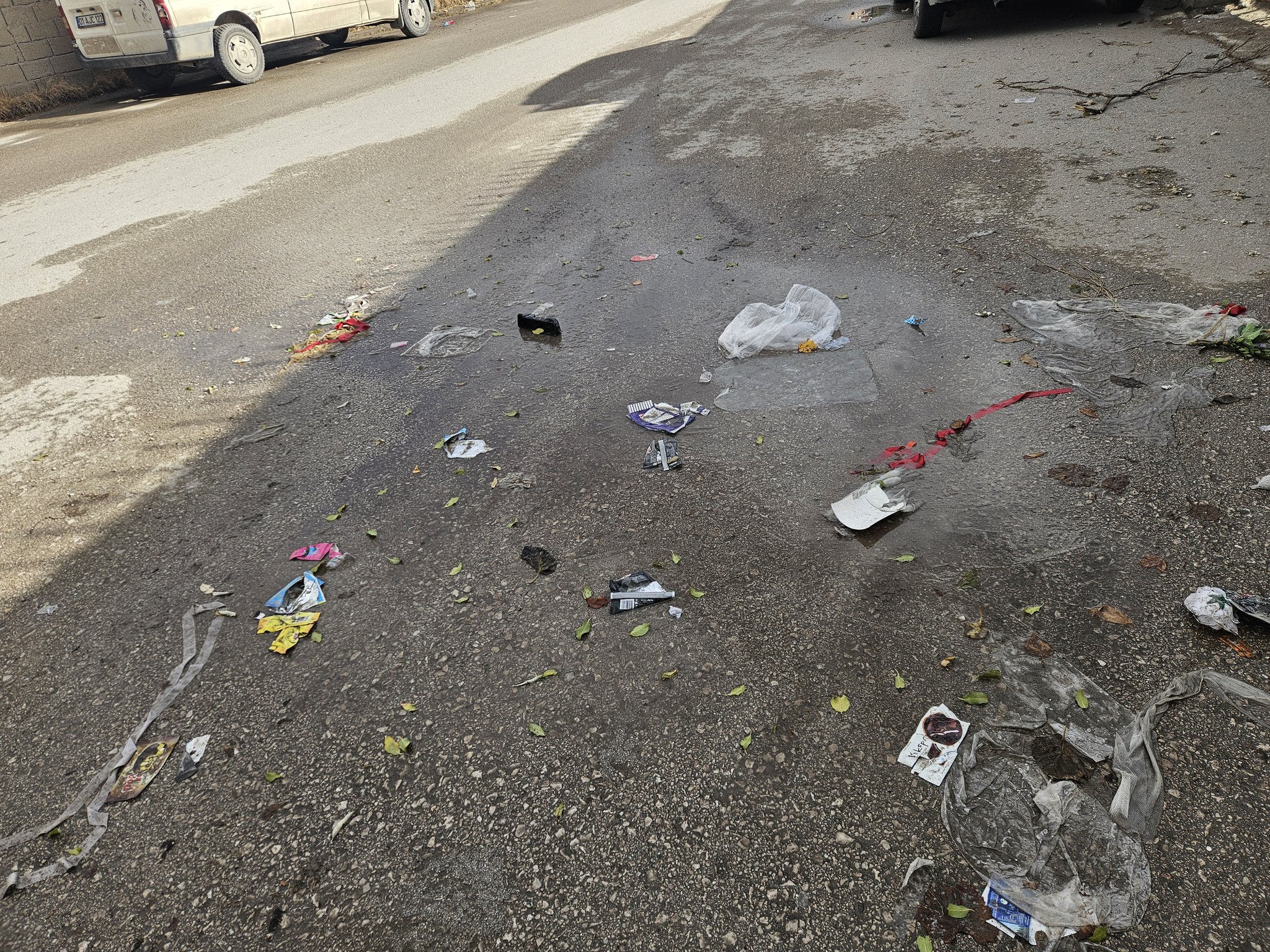 Van'da Tuşba sokaklarını çöp götürüyor-2