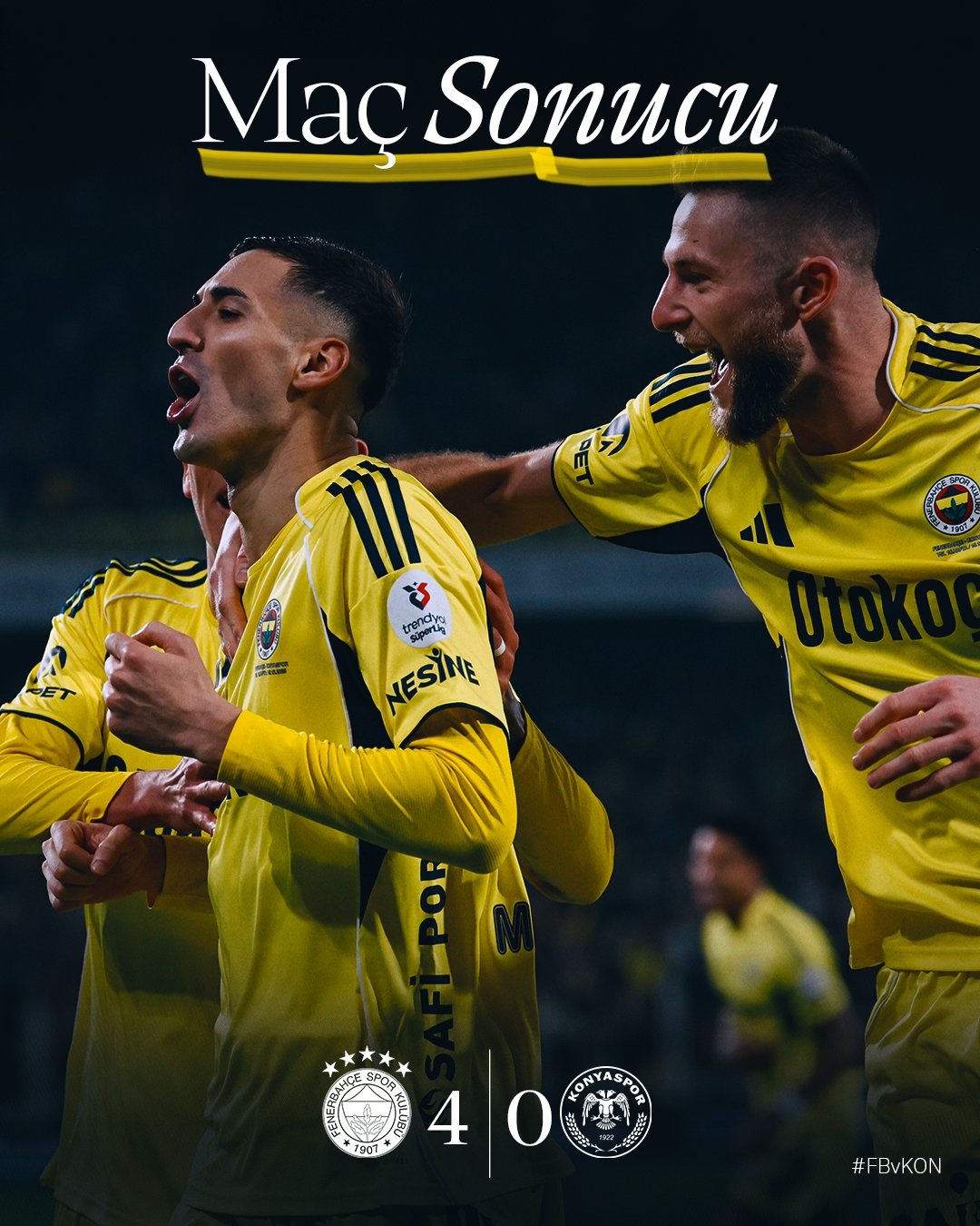 Fenerbahce 4 Konyaspor Kadikoyde Talisca Sovu 2