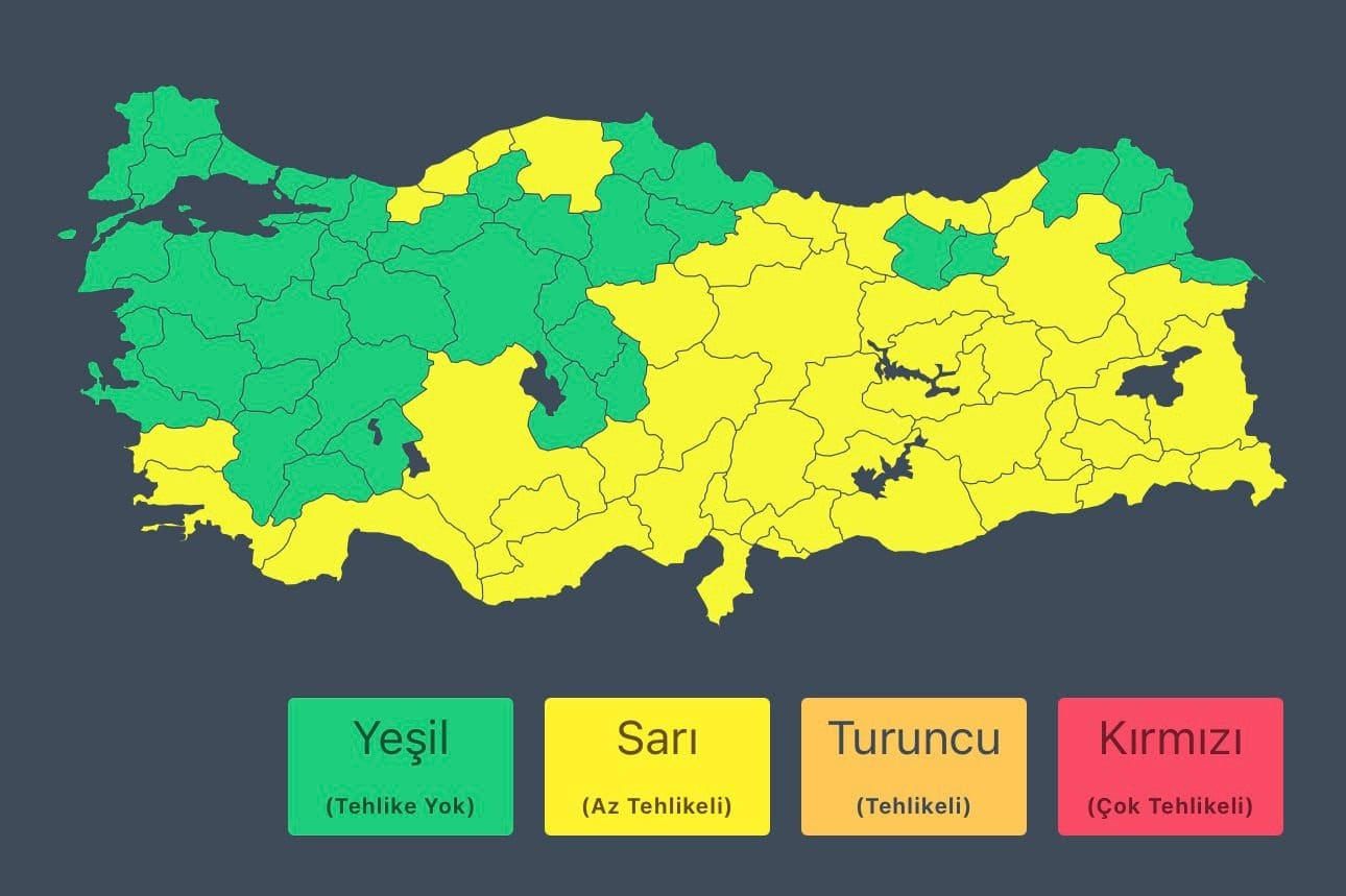 Meteoroloji’den Van’a Haritalı Uyarı! (2)