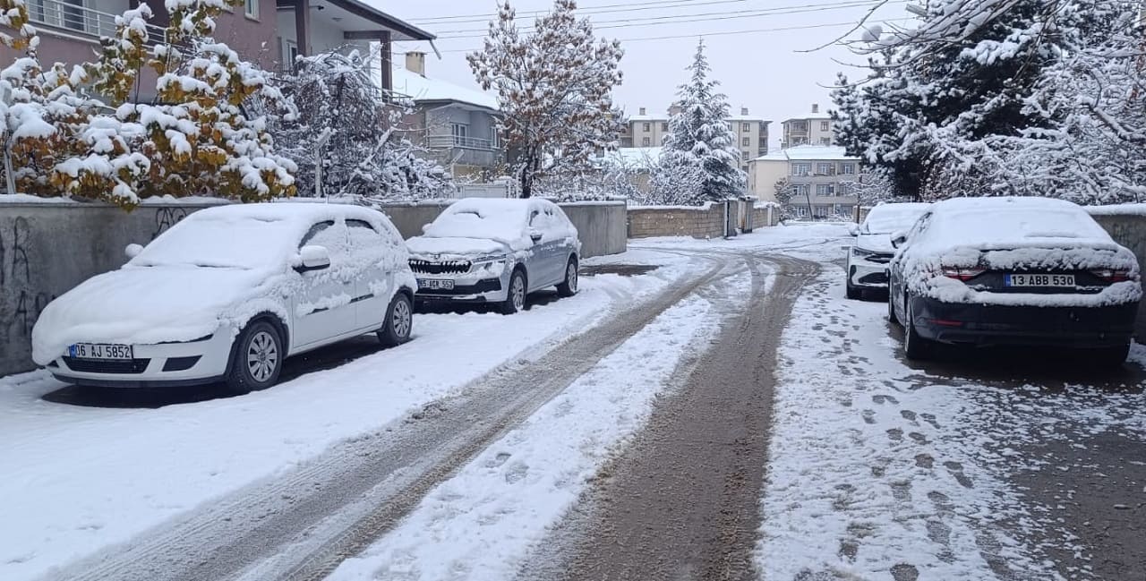 Van Güne Beyaz Örtüyle Uyandı! (1)