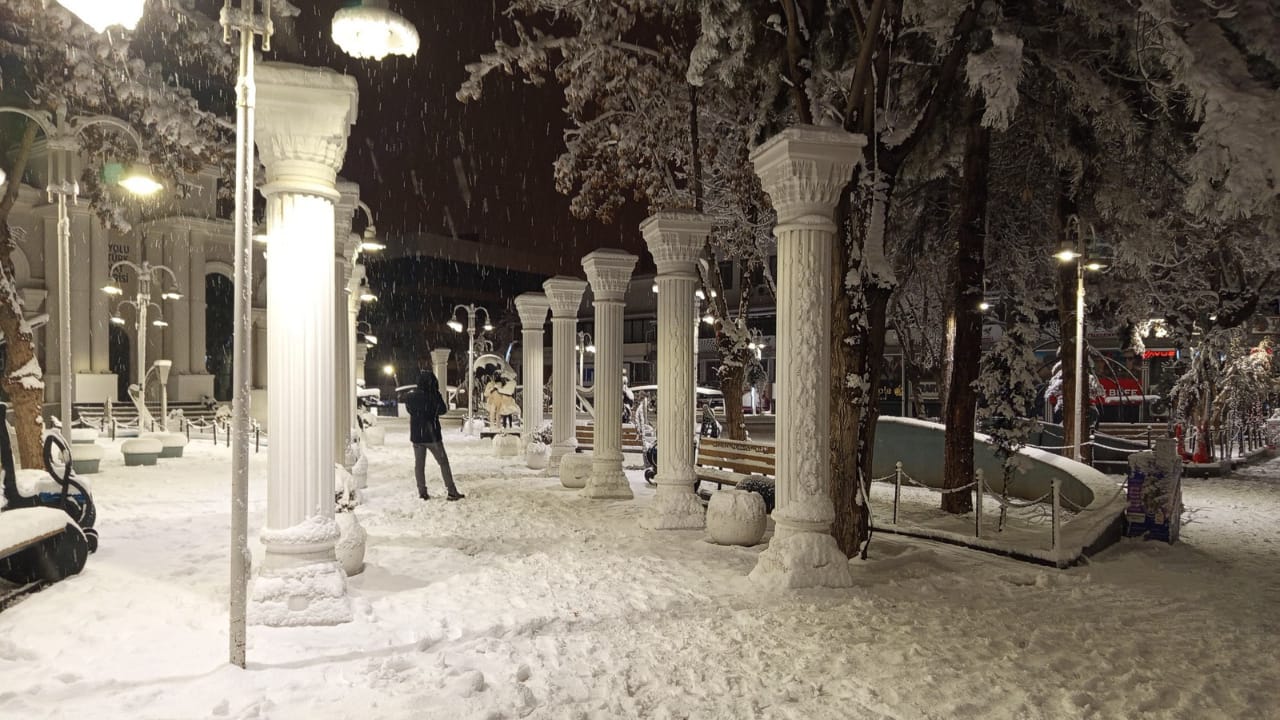 Van'da Kar Yağışı Etkili Oluyor!