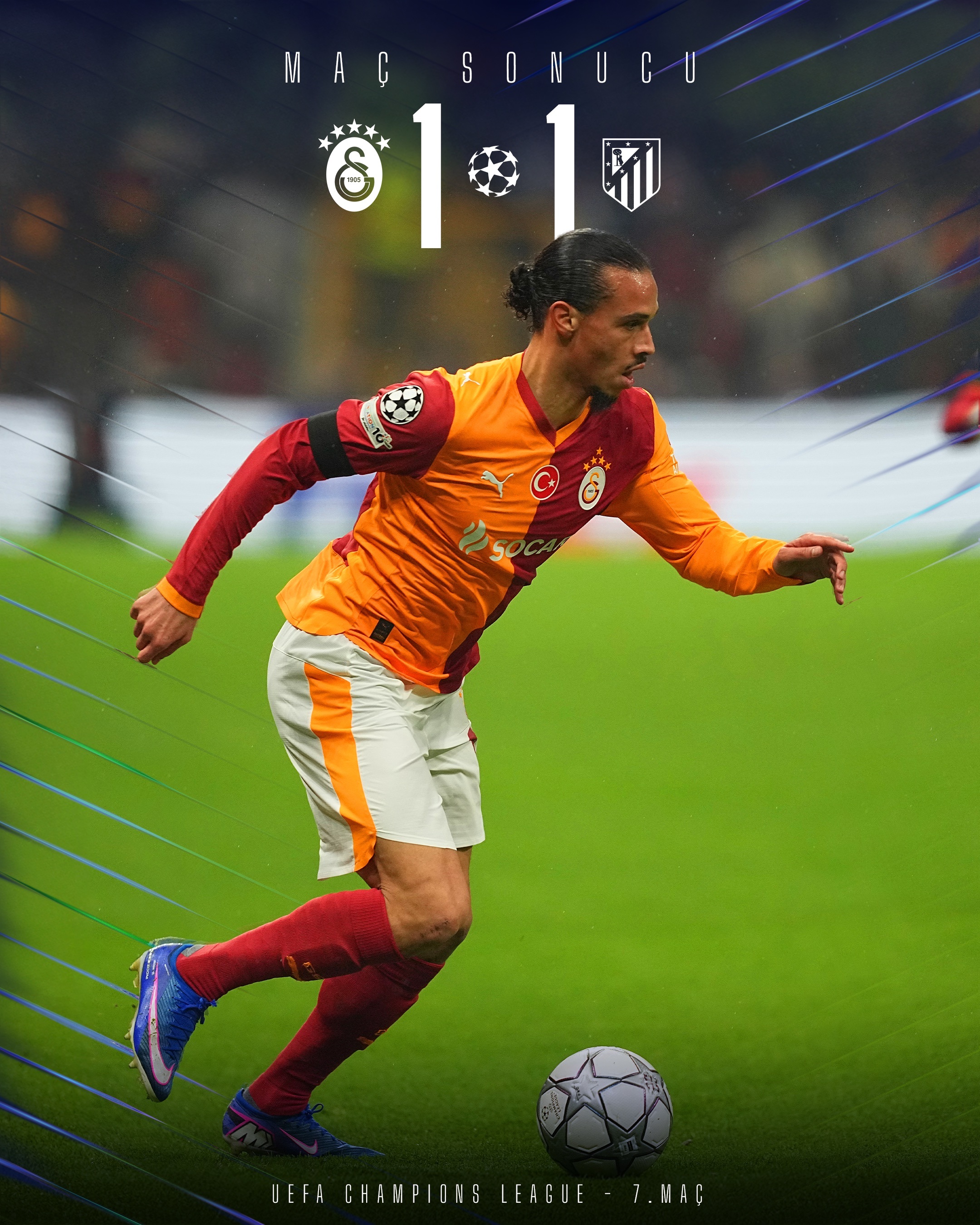 Galatasaray Atletico Madrid Maçında Kazanan Çıkmadı