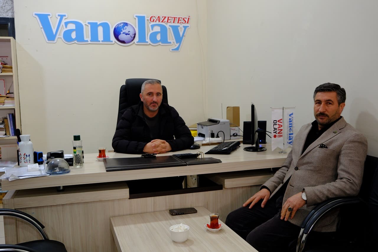 Haksi̇ad’dan Van Olay Gazetesi’ne 10 Ocak Ziyareti