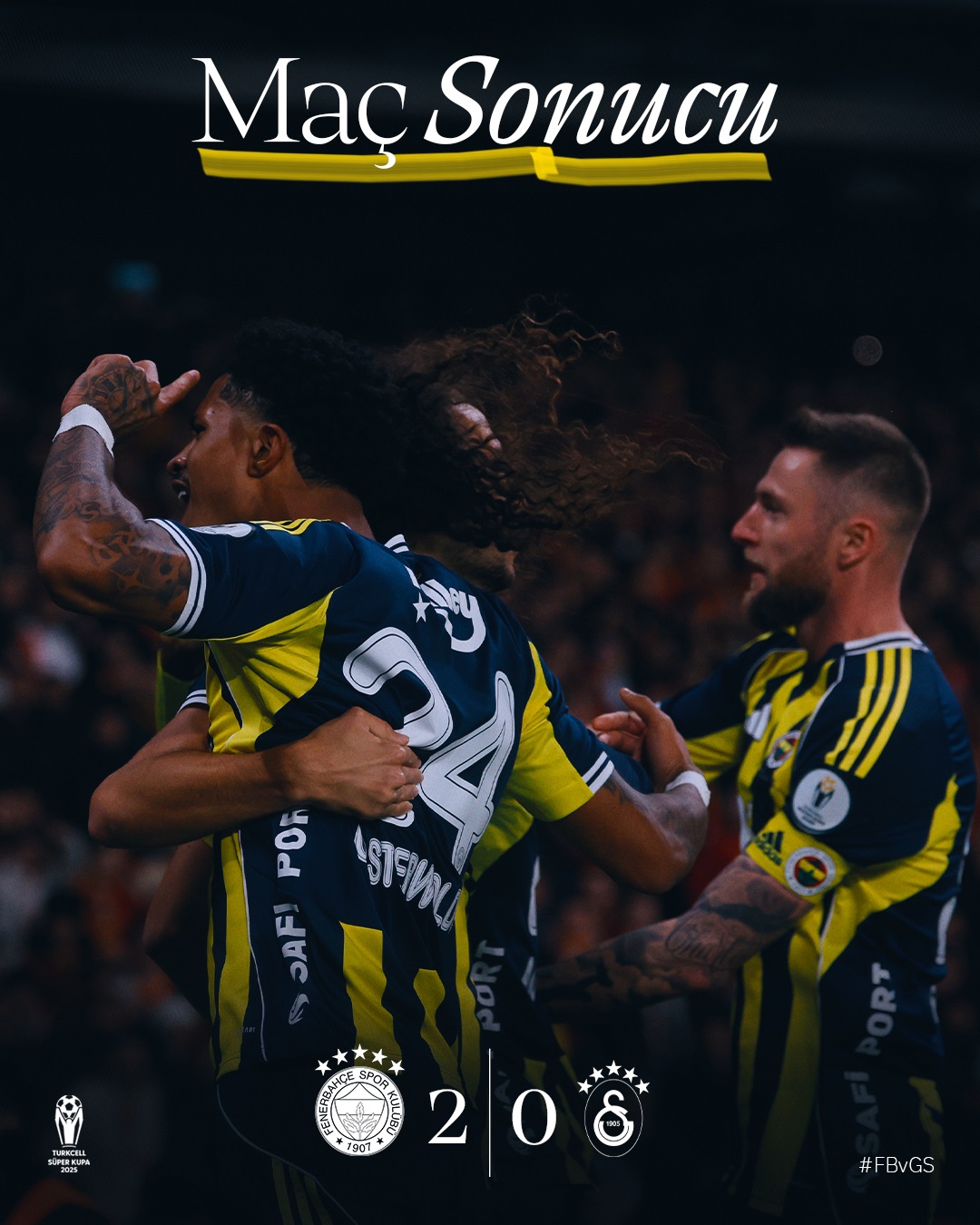 Super Kupanin Sahibi Fenerbahce Galatasarayi Iki Golle Gecti 3