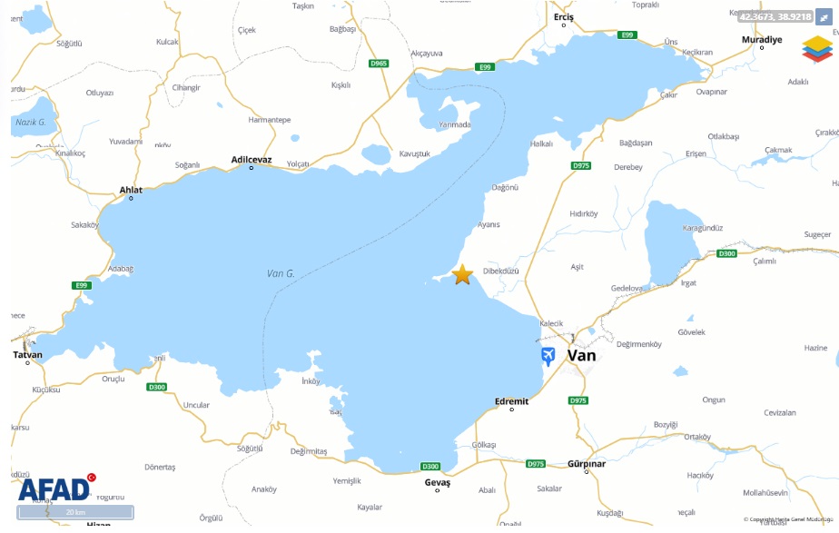 Tusba Ve Van Golunde Deprem Arka Arkaya Iki Sarsinti 2