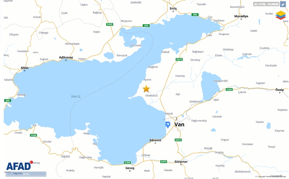 Tusba Ve Van Golunde Deprem Arka Arkaya Iki Sarsinti 3