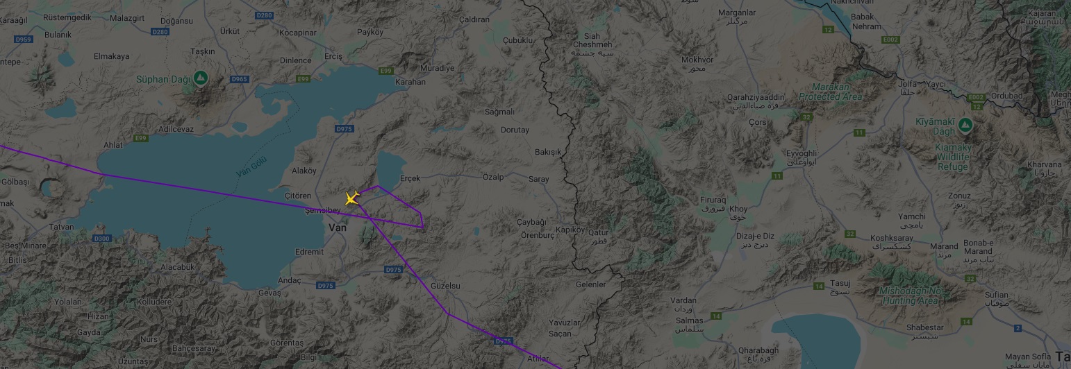 Van Semalarında Kritik Dönüş İran Uçağı Son Anda Rota Değiştirdi 2
