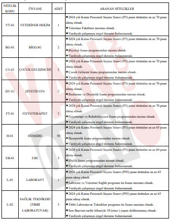 Van Yüzüncü Yıl Üniversitesi Çok Sayıda Personel Alacak! (3)