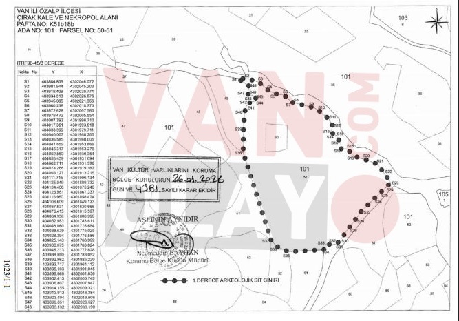 Van’da 1. Derece Sit Kararı Yapı Ve Satış Yasaklandı1