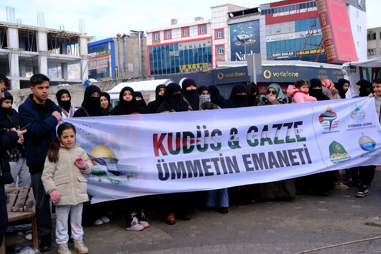 Van’da Dünya Kudüs Haftası Basın Açıklaması Düzenlendi (1)