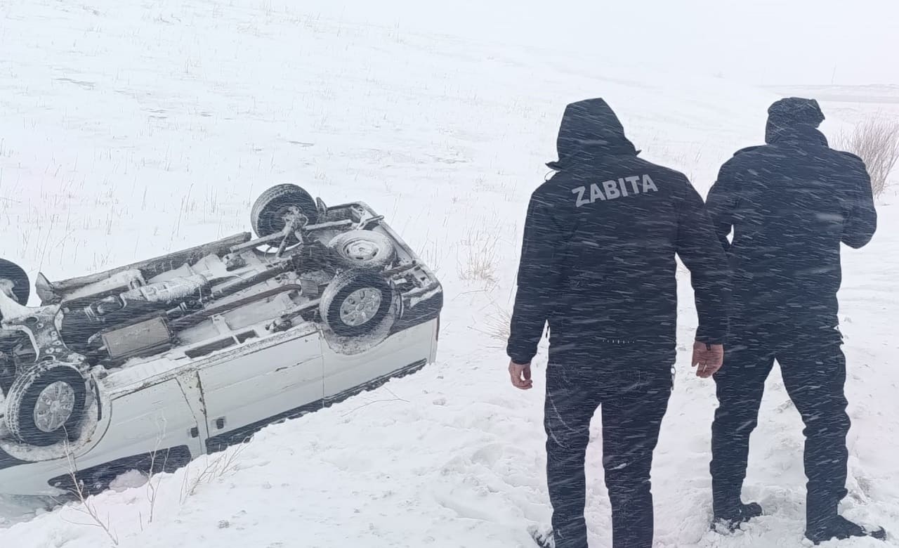 Van’da Kar Yağışı Ve Tipi Kazaya Yol Açtı! (1)