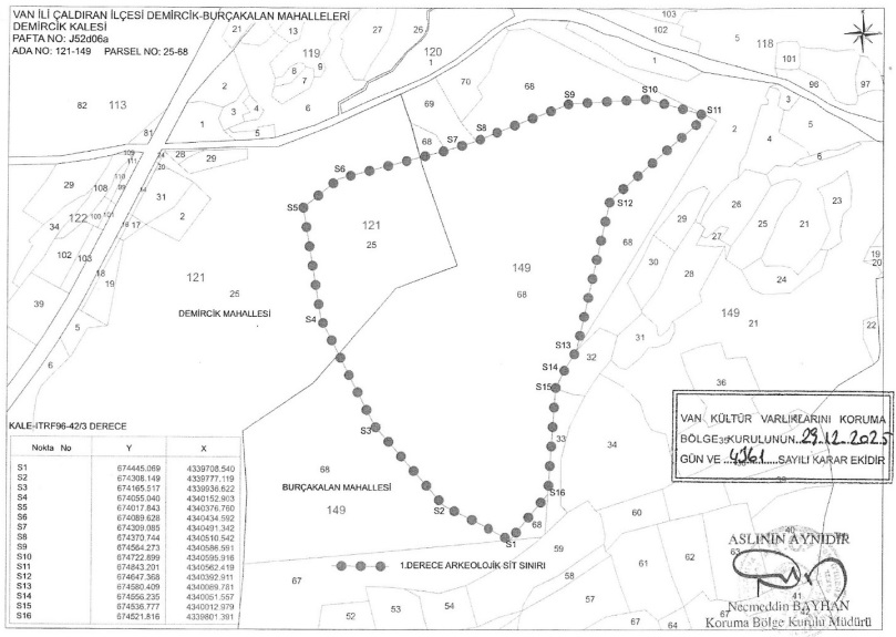 Vanin Tarihi Mirasina Koruma Demircik Kalesi Icin Kritik Karar 1