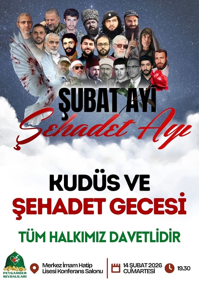 Van’da Şehadet Gecesi Programına Davet (2)