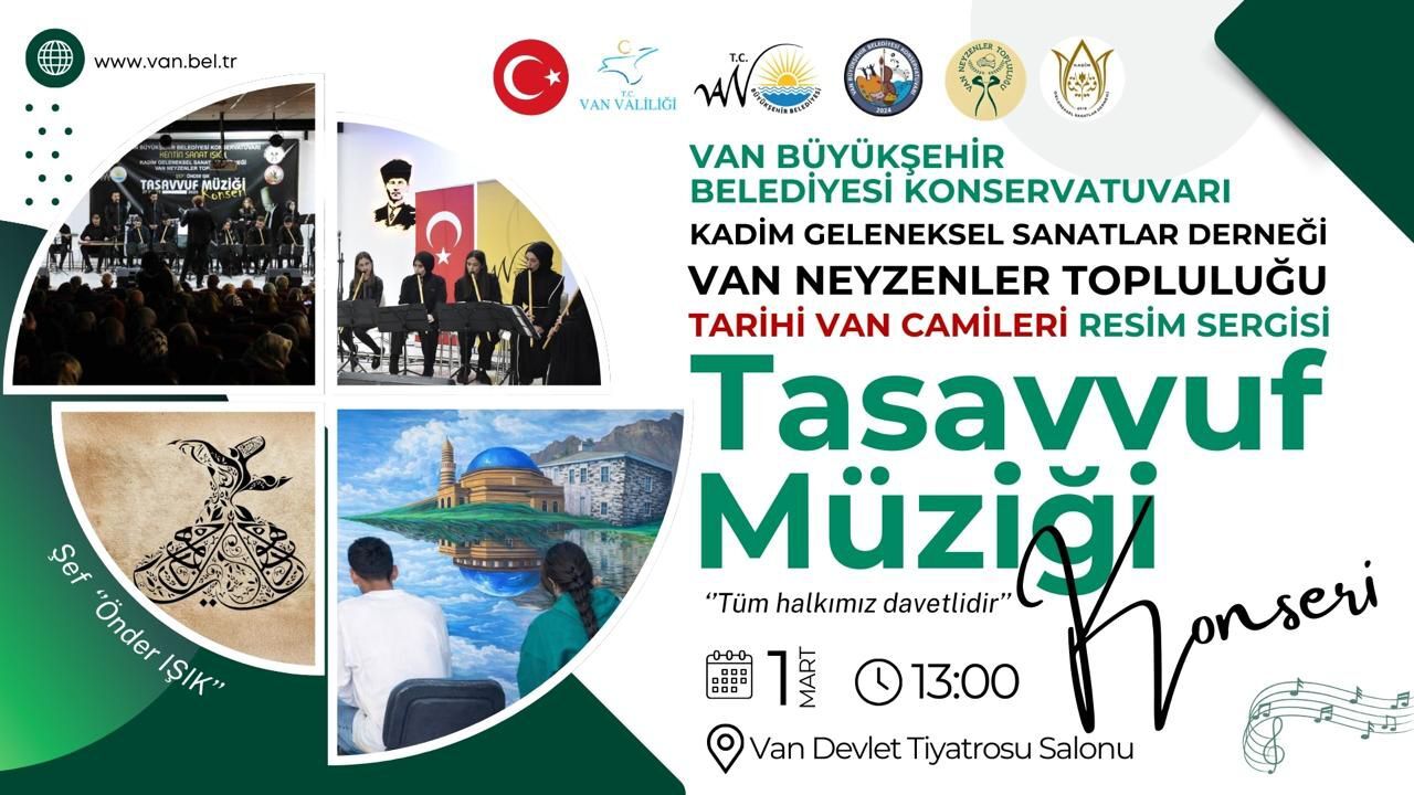 Van’da Ücretsiz Tasavvuf Müziği Konseri!