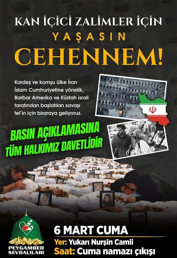 Van'da İran'a destek için basın açıklaması düzenlenecek