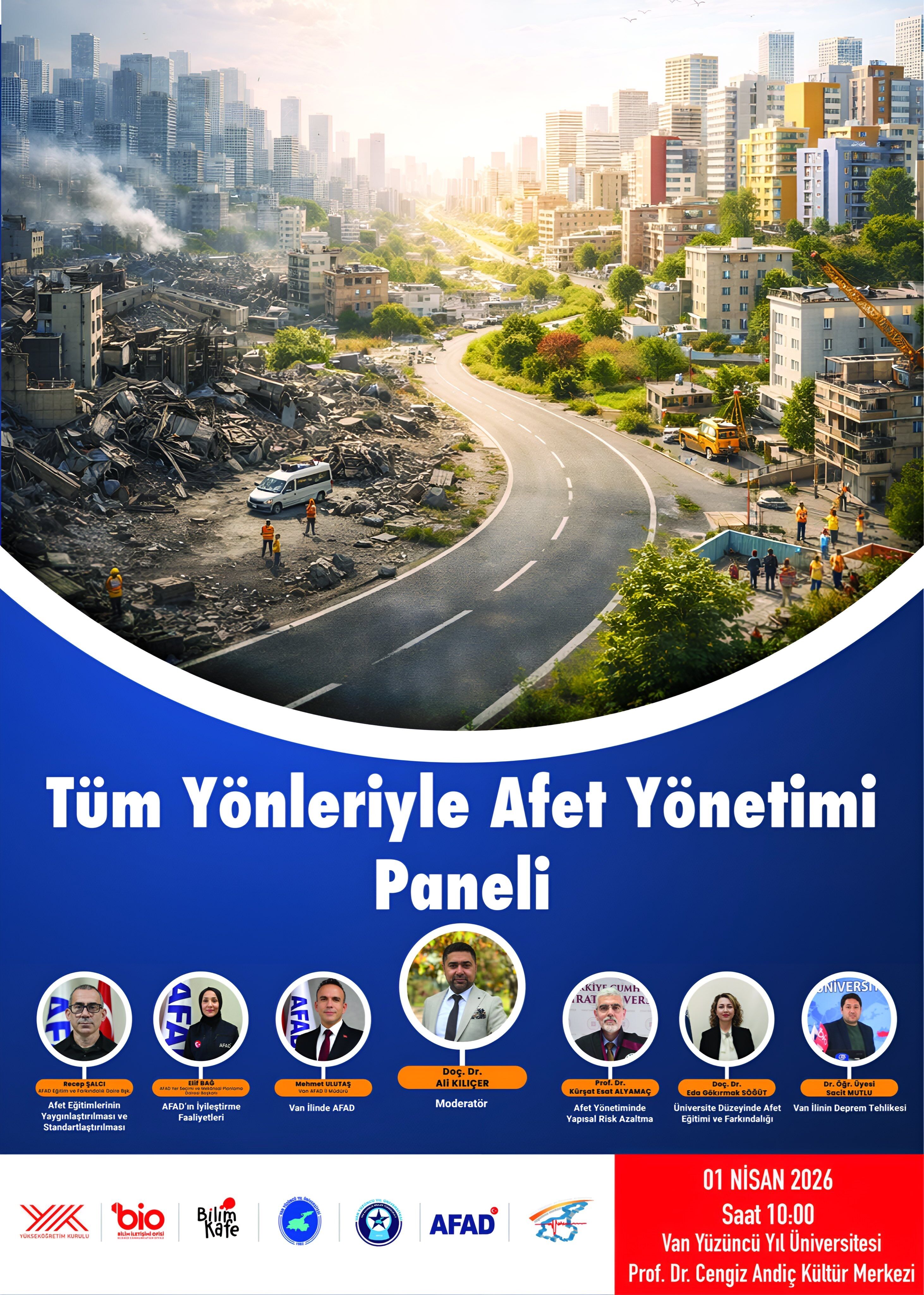Van’da Afet Zirvesi Afad Ve Yyü Panel Düzenleniyor 2