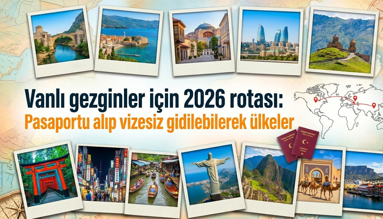Vanlı gezginler için 2026 rotası: Pasaportu alıp vizesiz gidilebilecek ülkeler