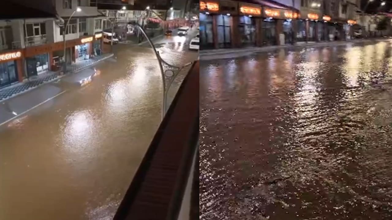 Bahçesaray’da Sel Ilçe Merkezini Sular Altında Bıraktı (4)