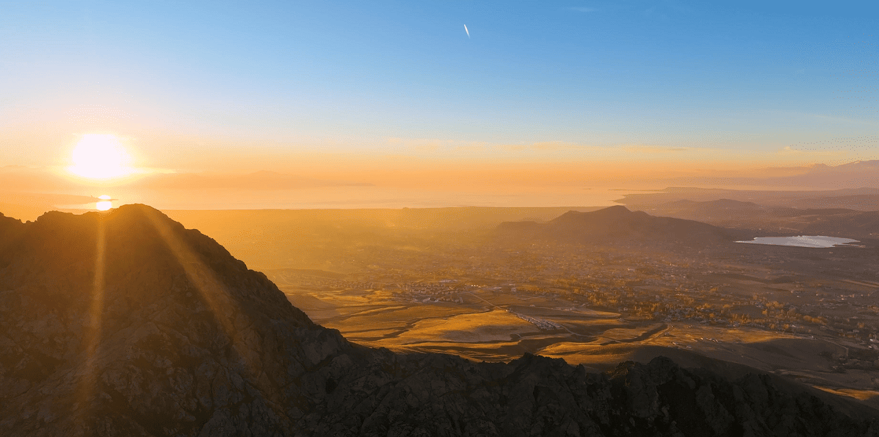 Erek Dağı Van Gün Batımı