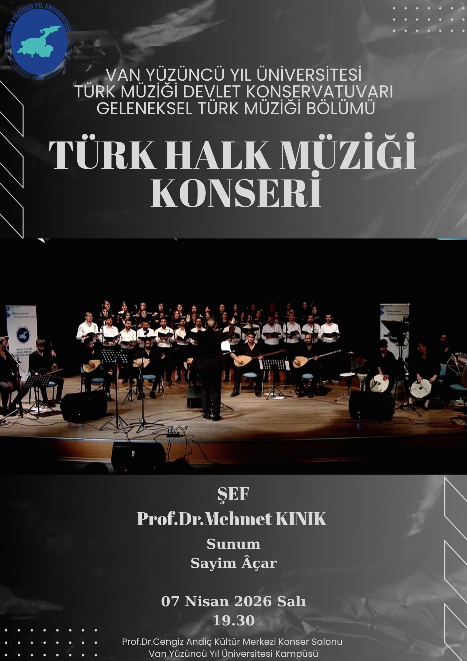 Van’da Devlet Konservatuvarı’ndan Halk Müziği Konseri