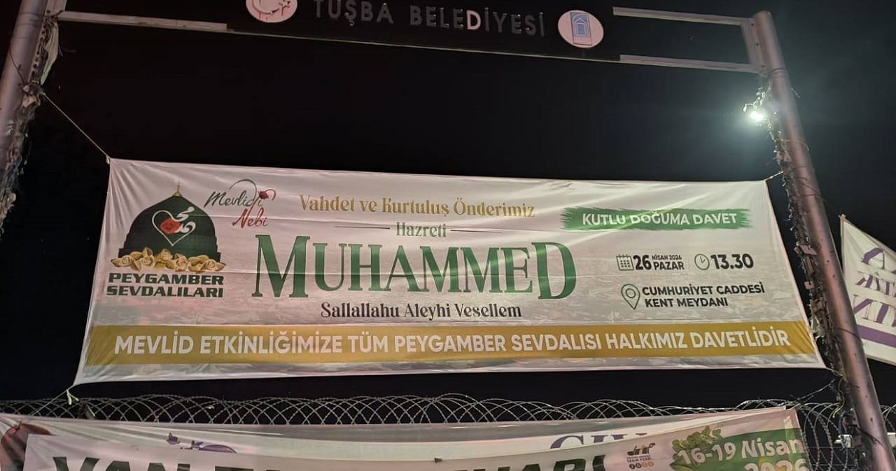 Van’da Mevlid I Nebi Hazırlıkları Şehir Afiş Ve Brandalarla Donatıldı (3)