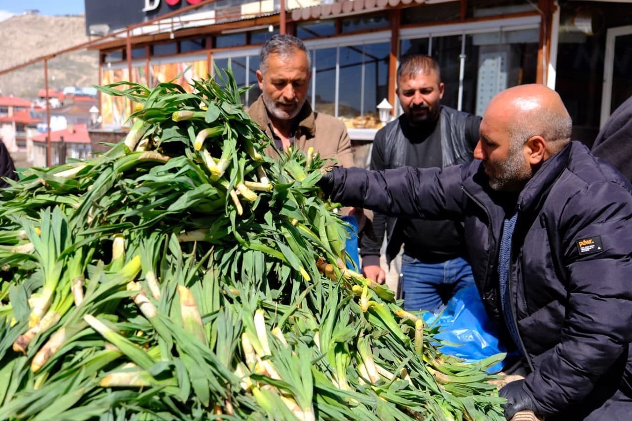 Van’da Şifa Kaynağı Çiriş, Tezgahlardaki Yerini Aldı (3)