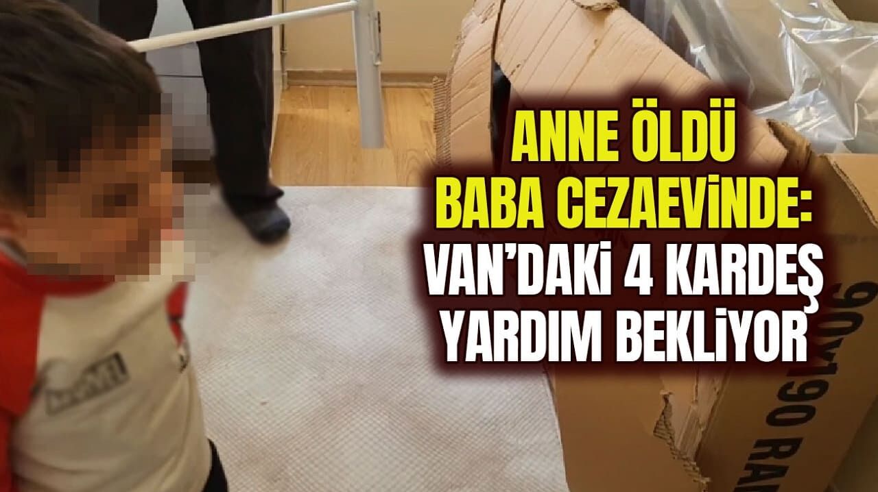 Anne öldü, baba cezaevinde: Van’daki 4 kardeş yardım bekliyor