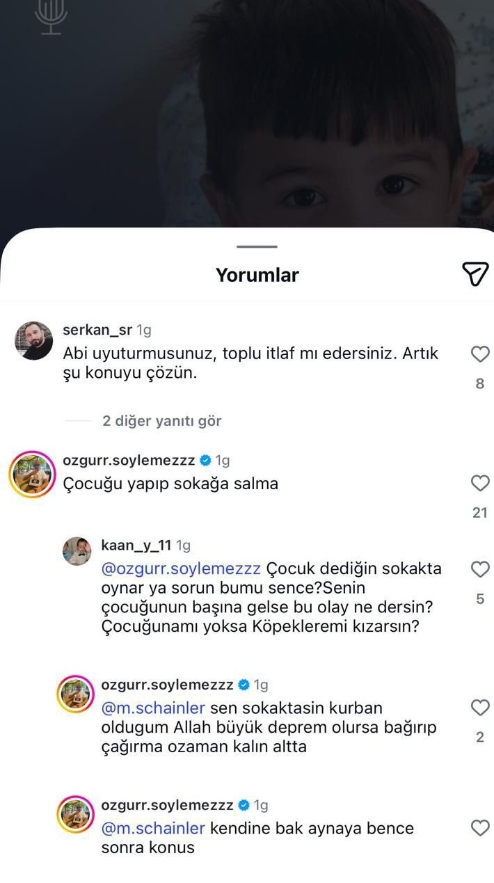 “Mama Lobisinden Van’daki Köpek Saldırısına Ilişkin Insanlık Dışı Yorumlar! (2)