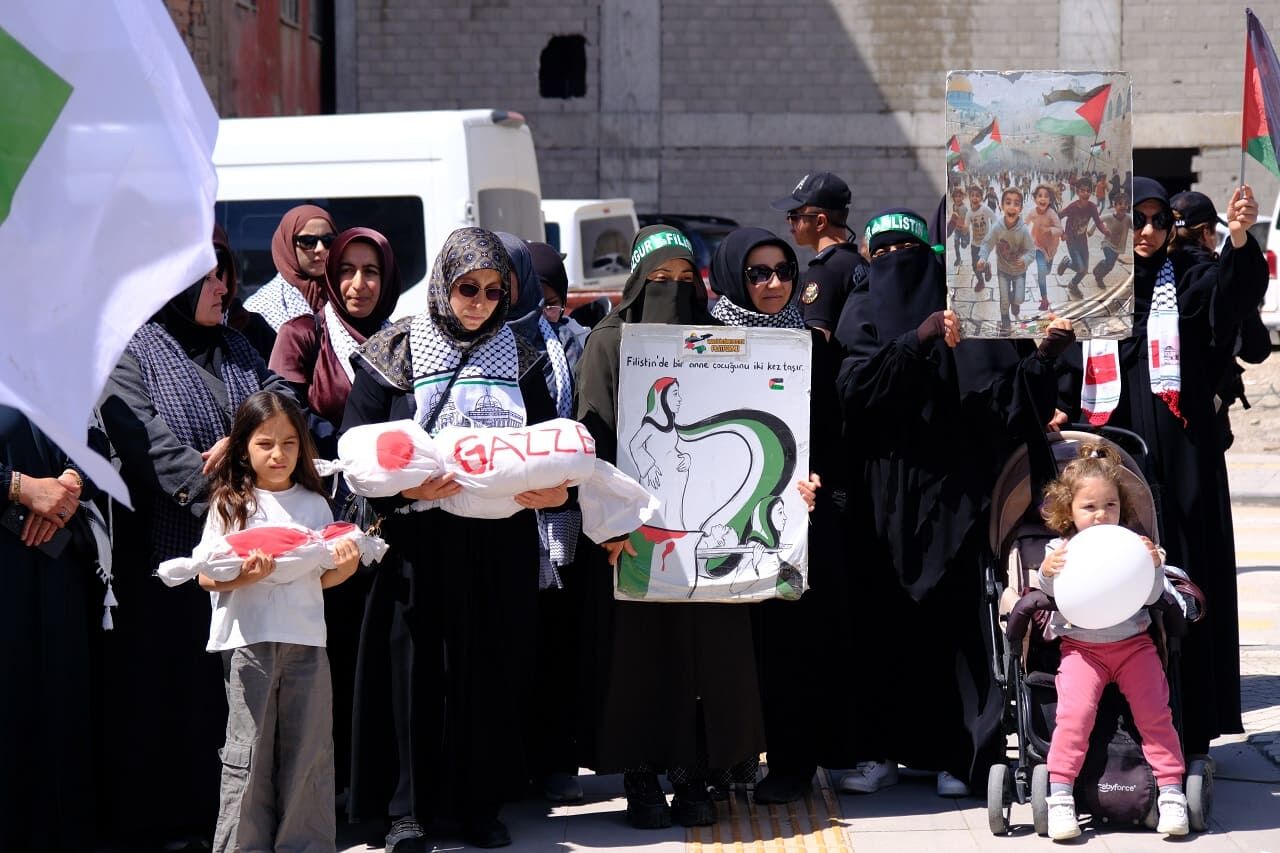 Sumud Filosu Baskını Van’da Protesto Edildi! (4)