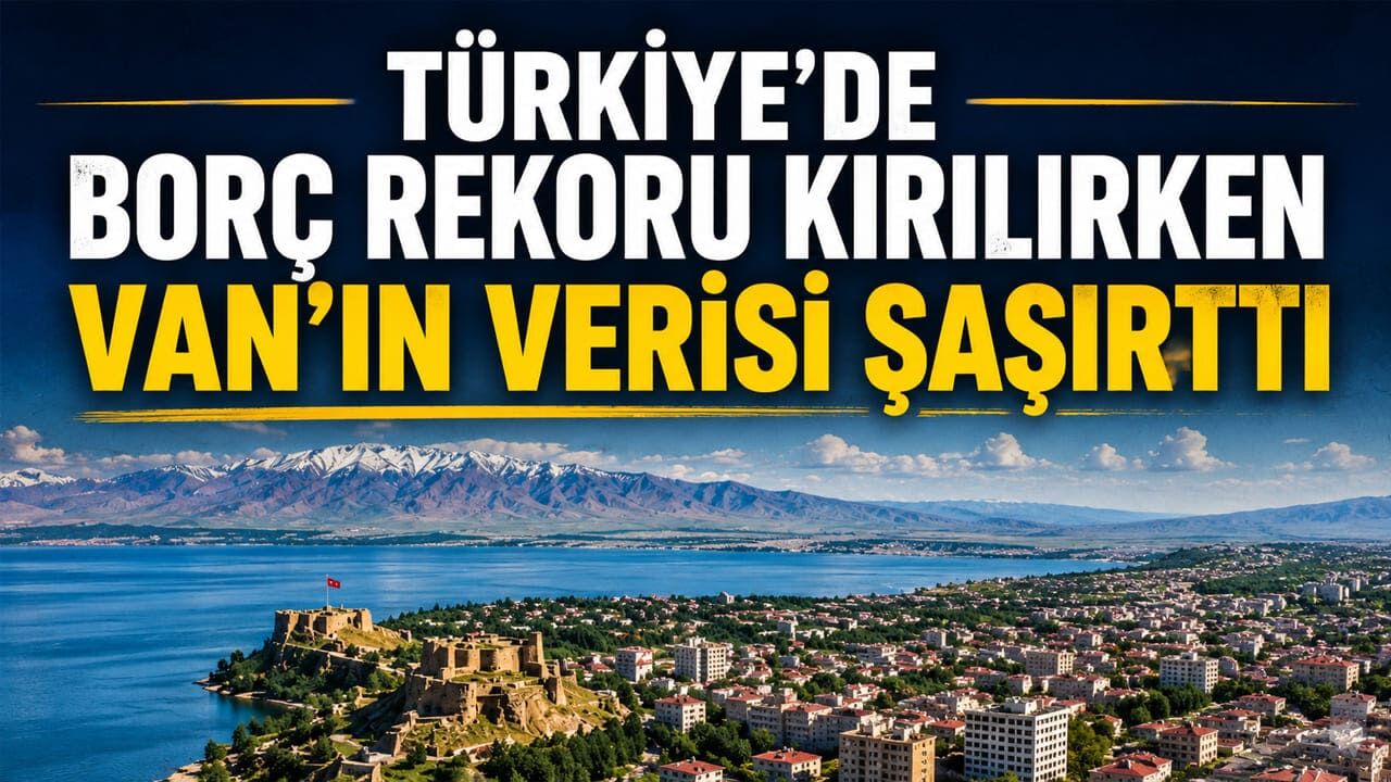 Türkiye’de borç rekoru kırılırken Van’ın verisi şaşırttı