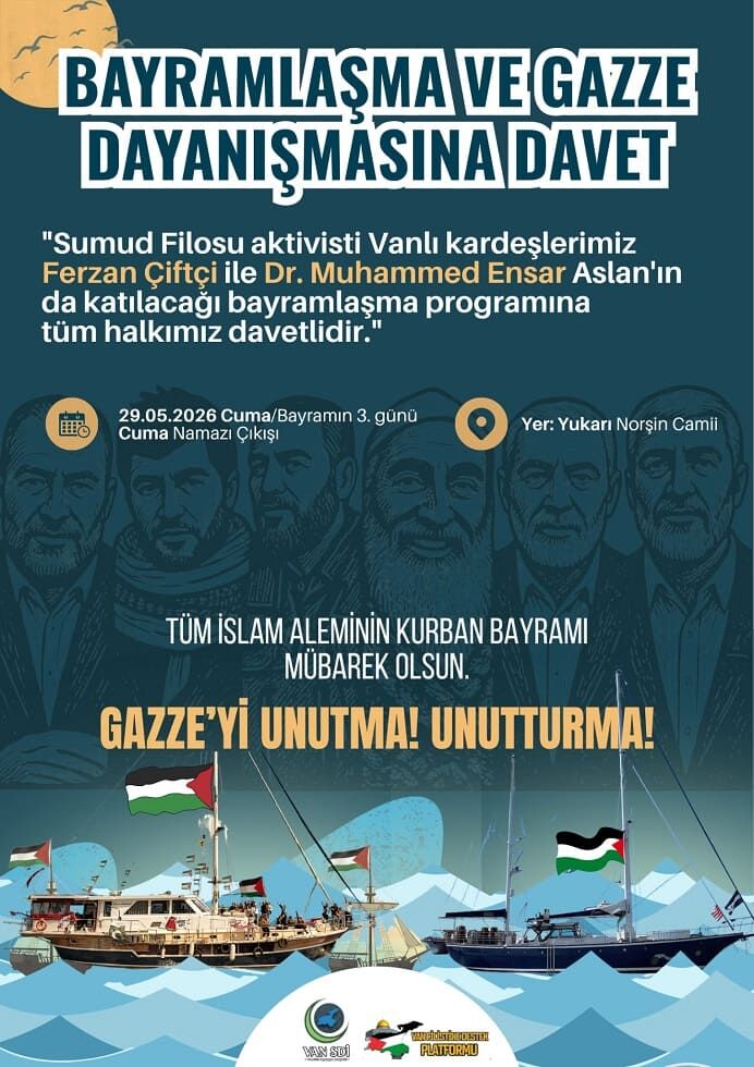 Van’da Bayramlaşma Ve Gazze Dayanışmasına Davet-1