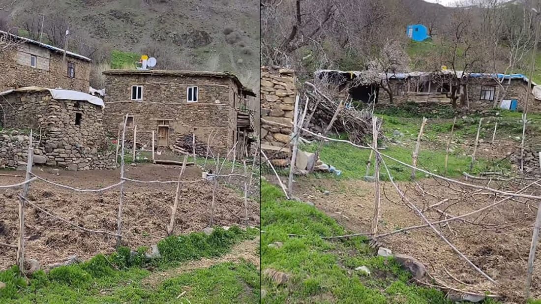 Van’da Boşalan Köyde Tek Başına Yaşıyor (2)