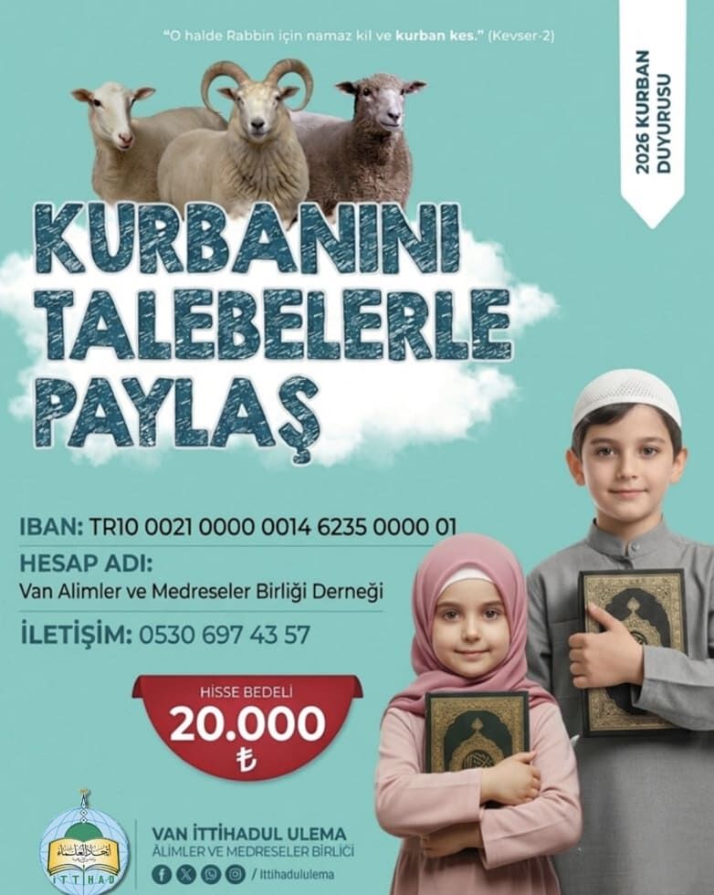 Van’da Medrese Talebeleri Için Kurban Bağışı Çağrısı (1)