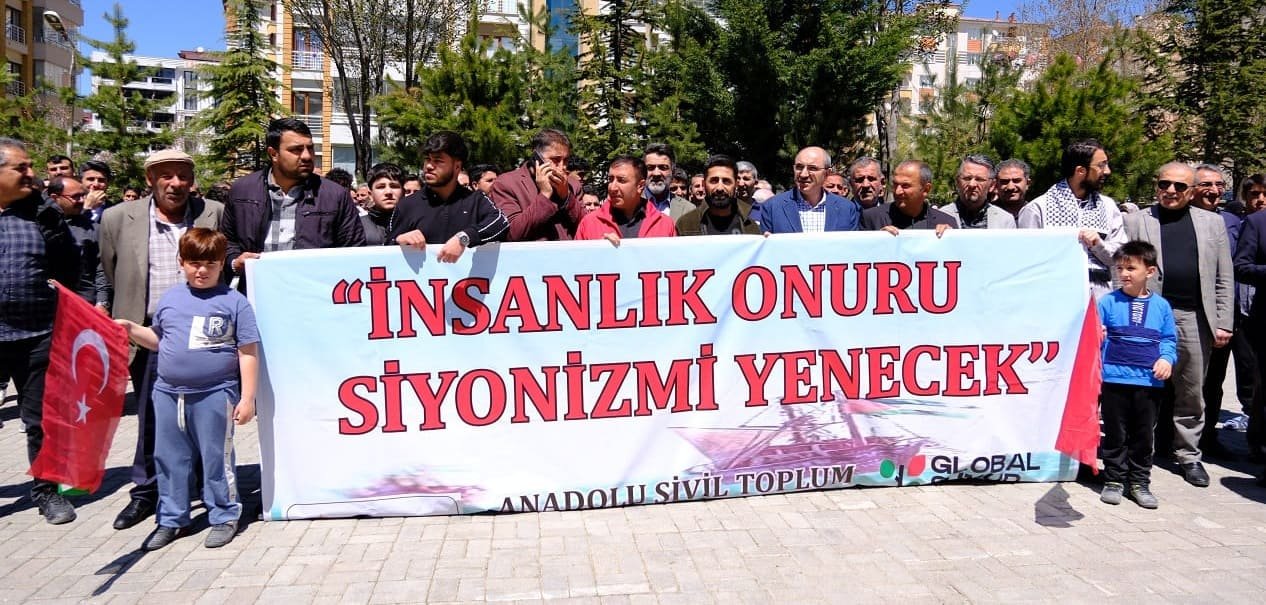 Van’da Sumud Filosu’na Yapılan Saldırıya Tepki (14)