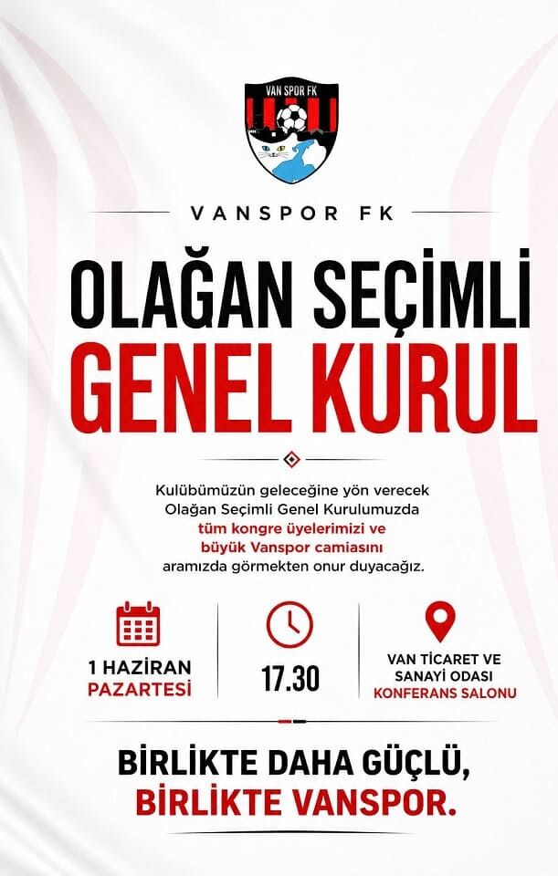 Vanspor’da Büyük Gün! Kongre Yeri Ve Saati Netleşti1